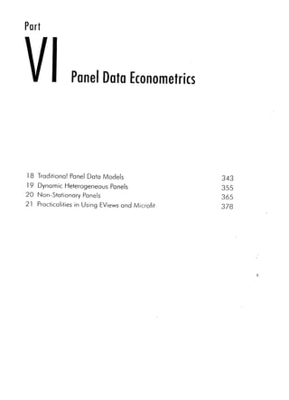 Applied econometrics