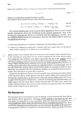 Applied econometrics