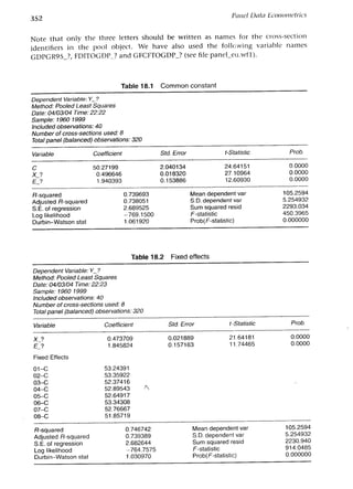Applied econometrics