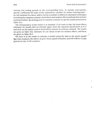 Applied econometrics