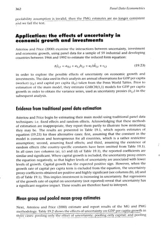 Applied econometrics