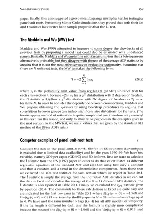 Applied econometrics