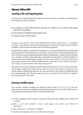 Applied econometrics