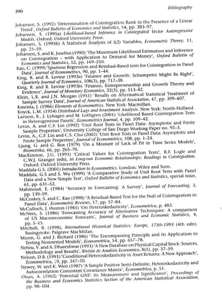 Applied econometrics