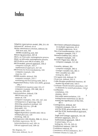 Applied econometrics