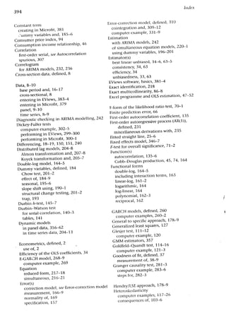 Applied econometrics