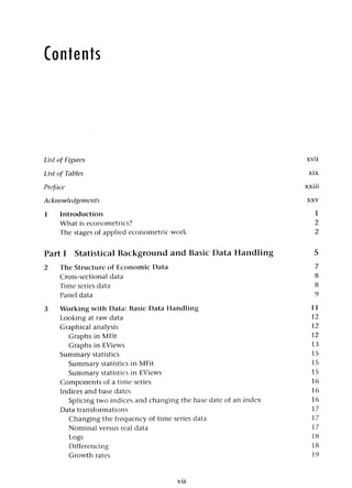 Applied econometrics