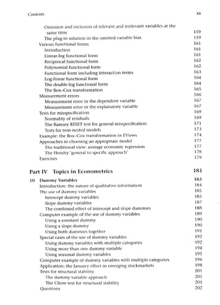 Applied econometrics