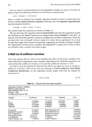 Applied econometrics