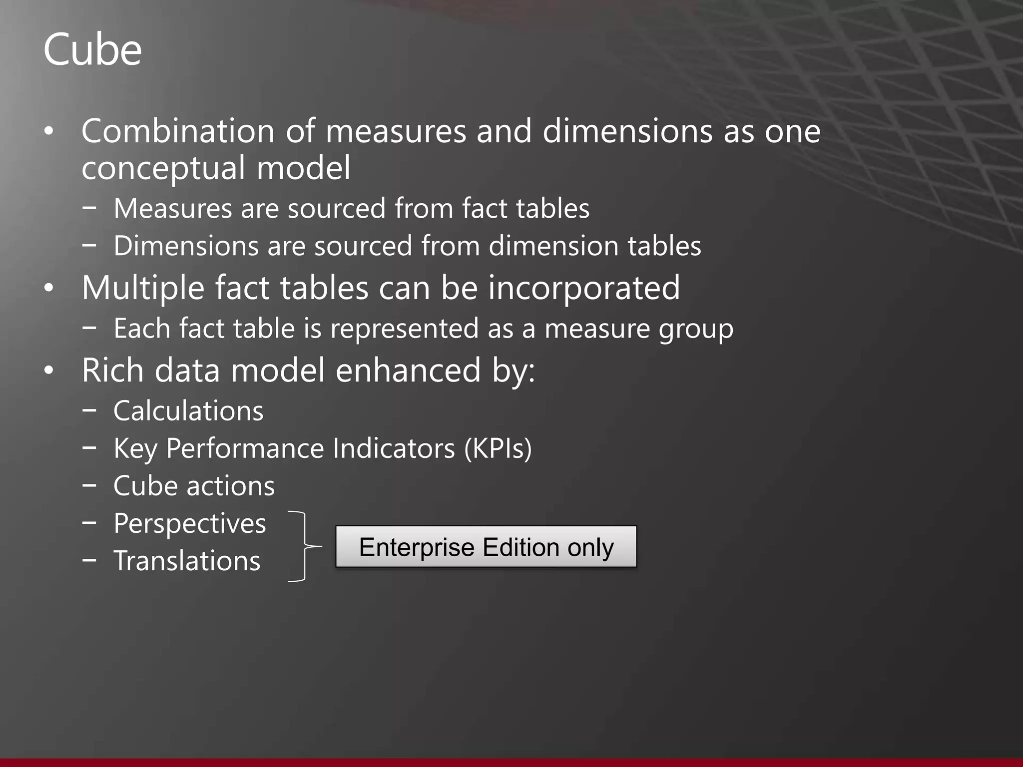 •

    −
    −
•
    −
•
    −
    −
    −
    −
        Enterprise Edition only
    −
 