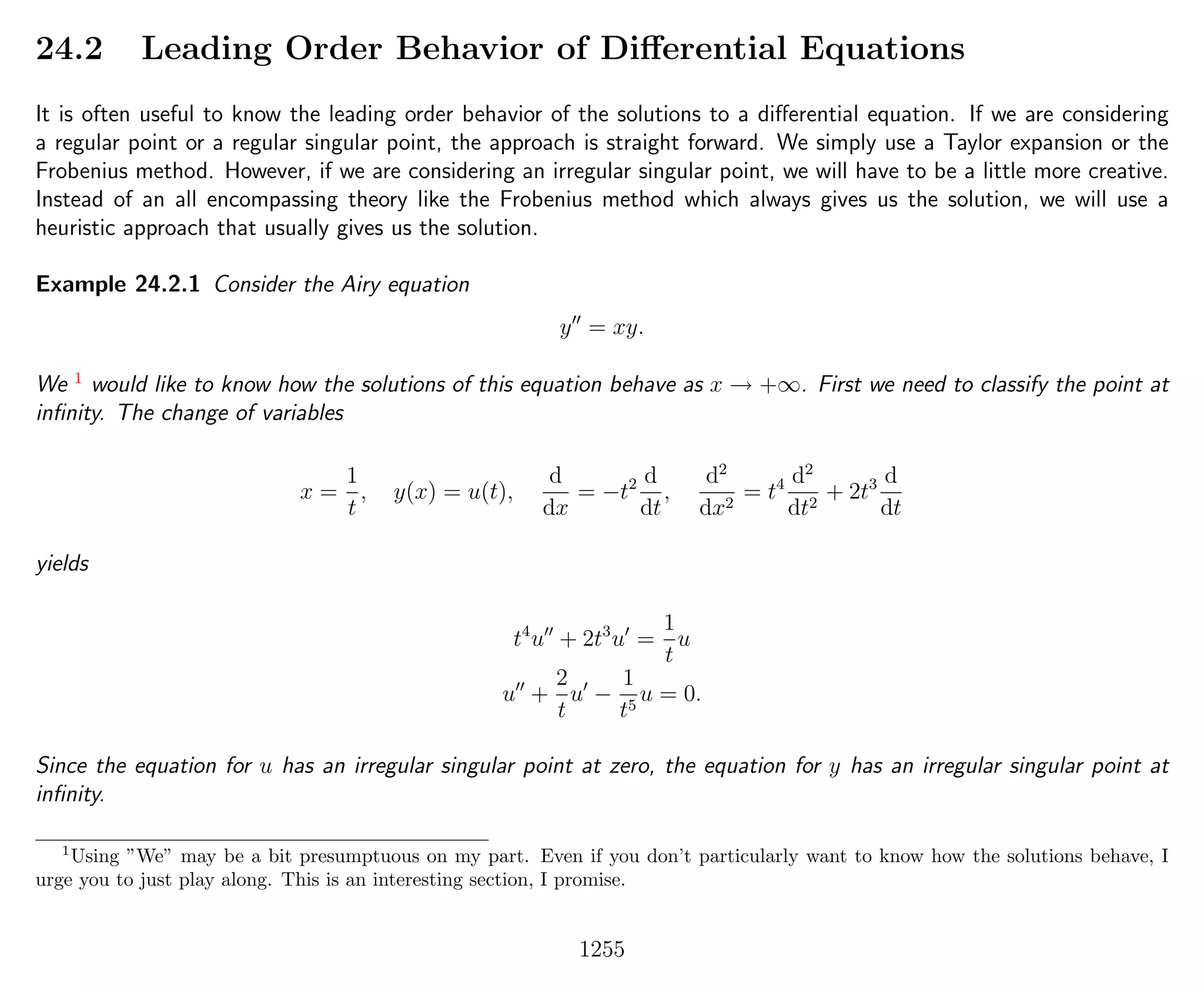 Introduction to Methods of Applied Mathematics