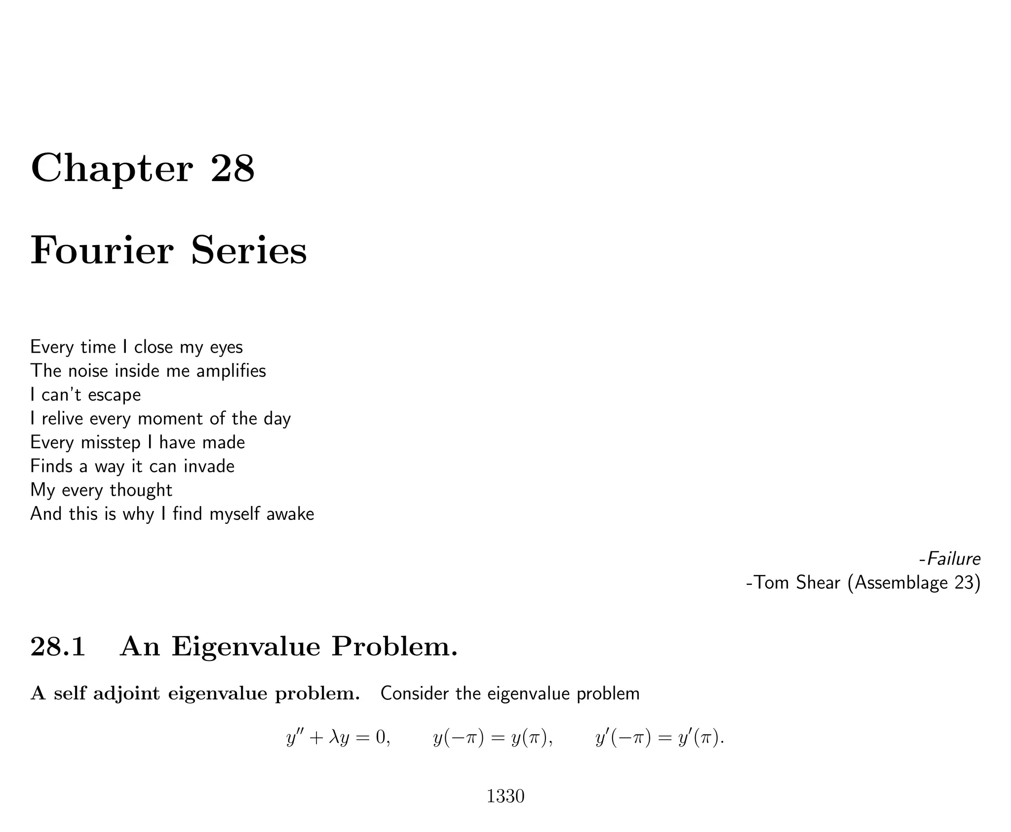 Introduction to Methods of Applied Mathematics
