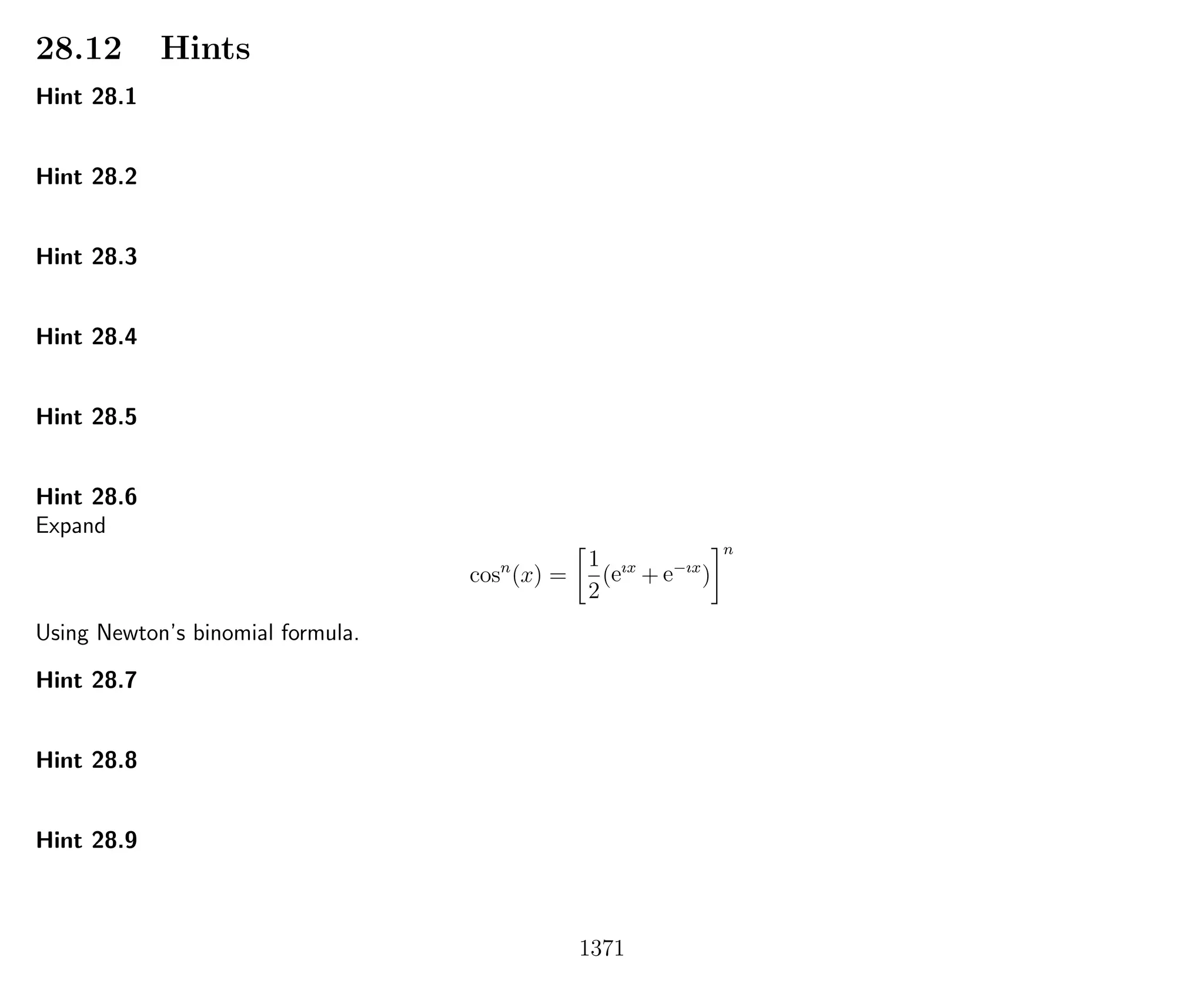 Introduction to Methods of Applied Mathematics