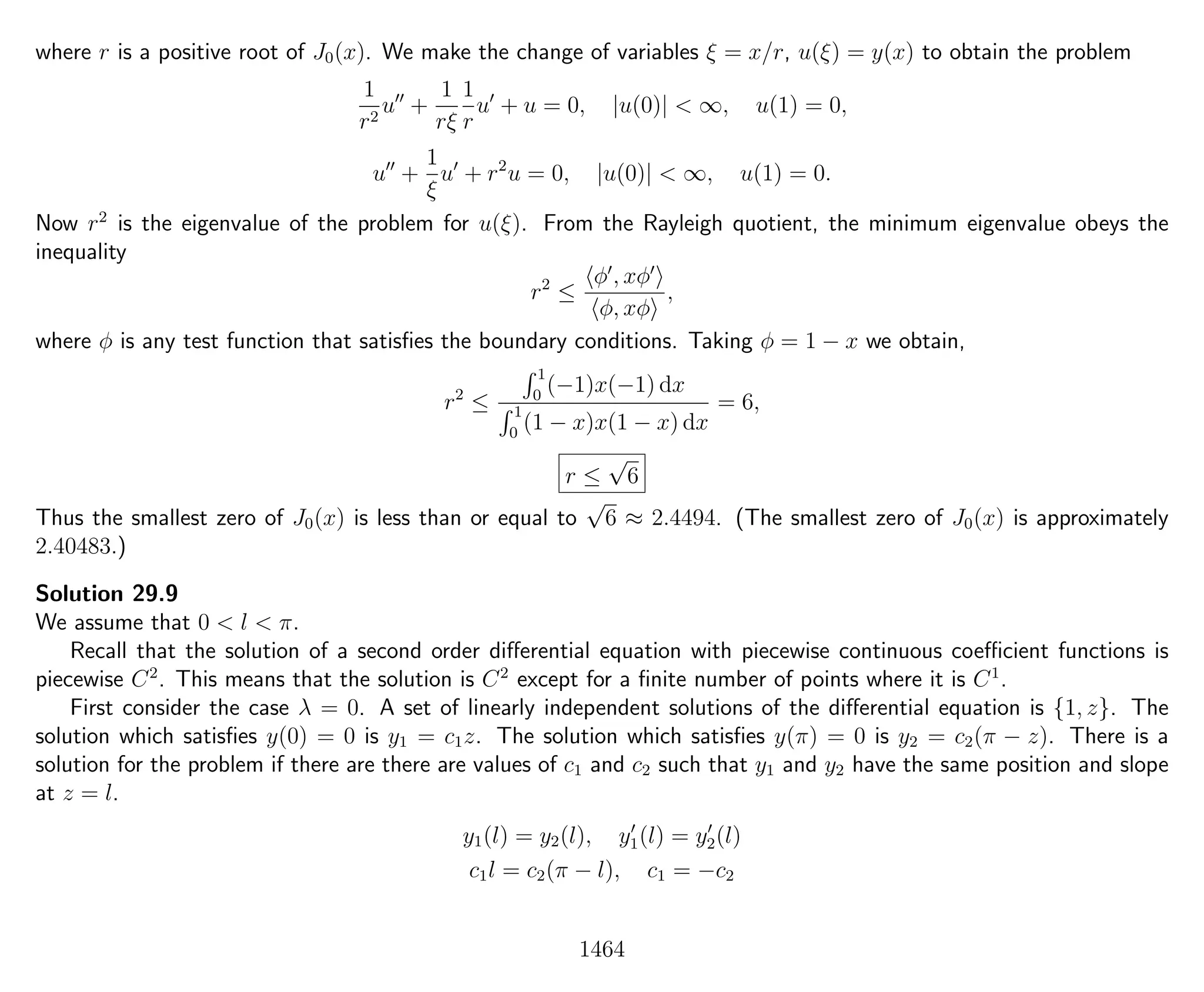 Introduction to Methods of Applied Mathematics