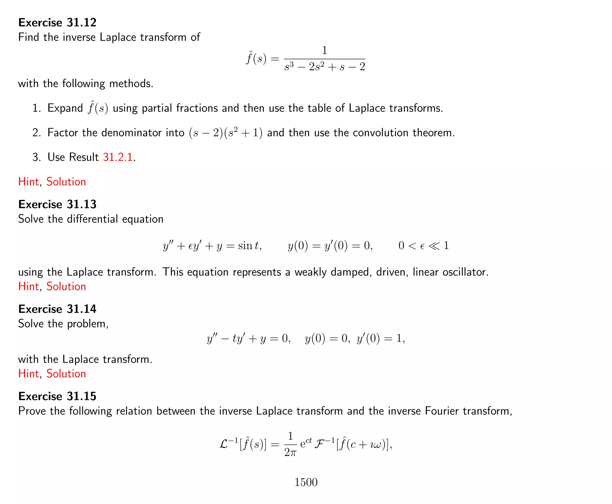 Introduction to Methods of Applied Mathematics