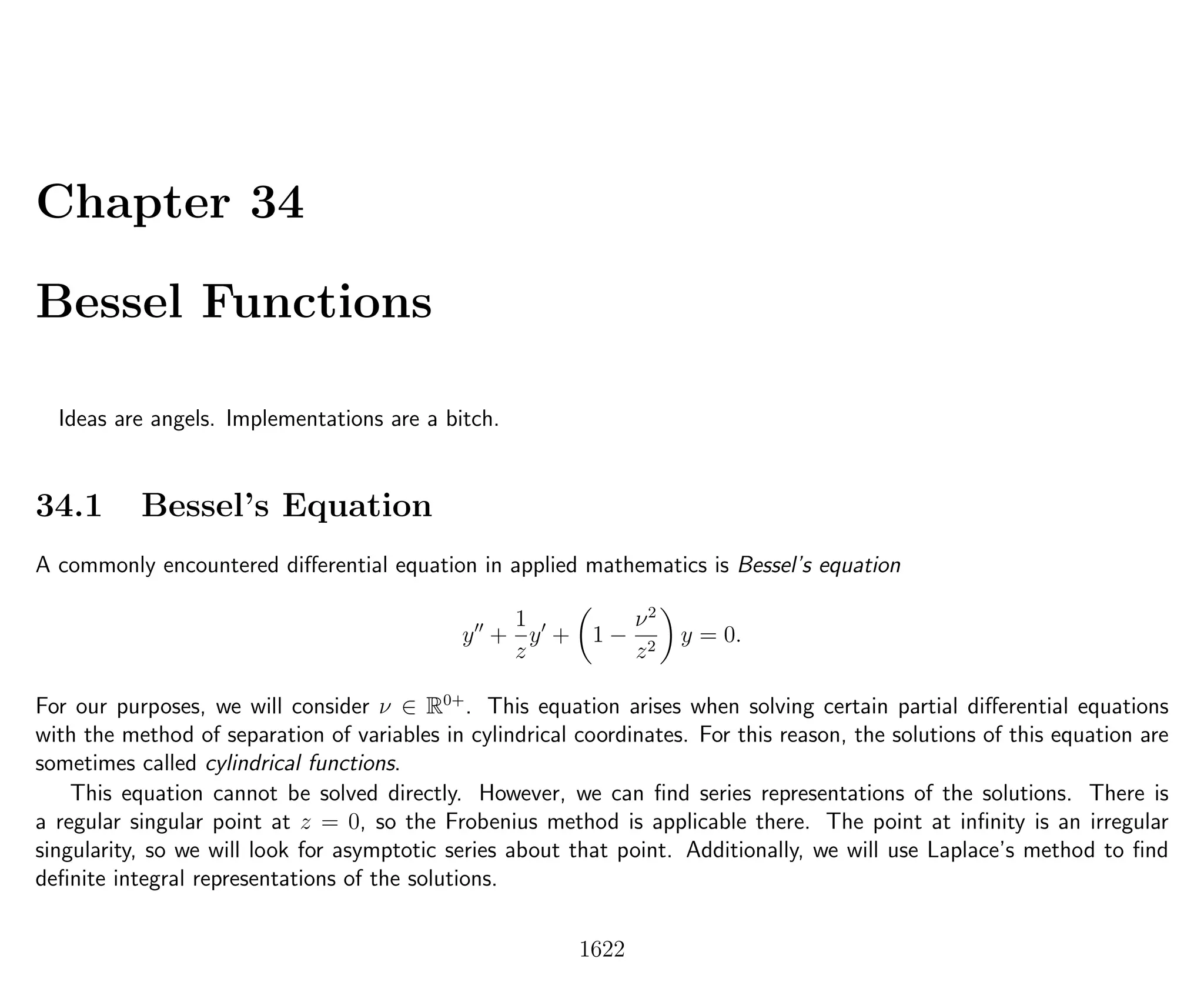 Introduction to Methods of Applied Mathematics