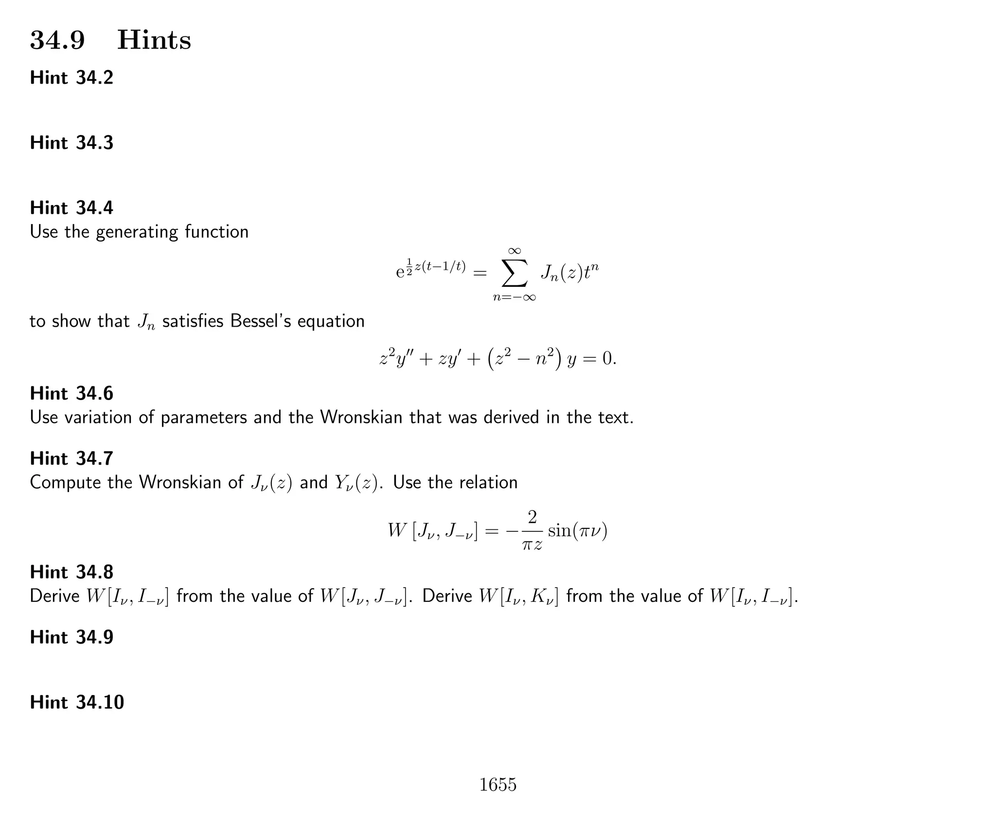 Introduction to Methods of Applied Mathematics