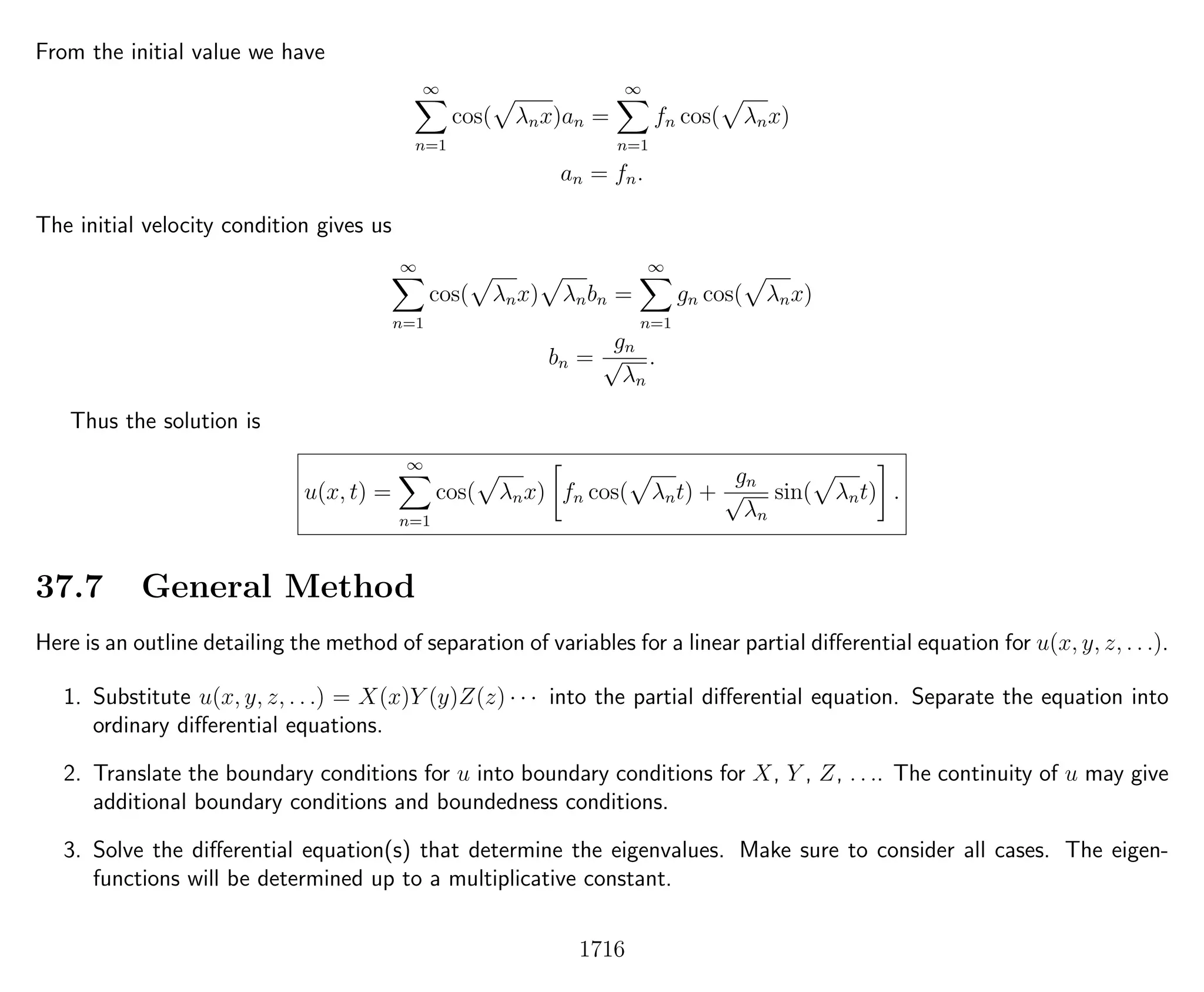 Introduction to Methods of Applied Mathematics