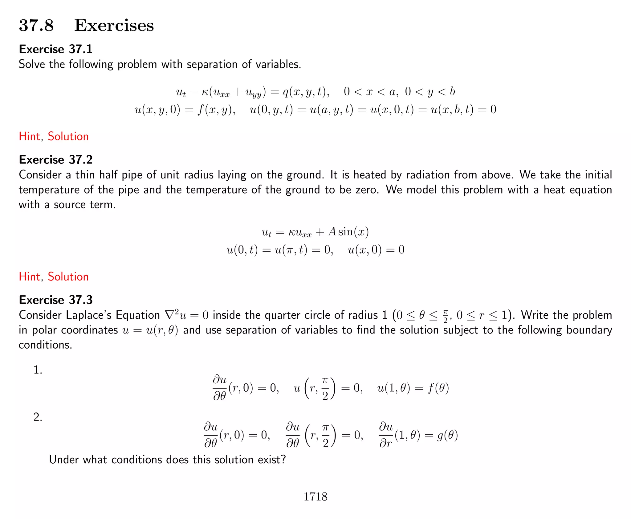 Introduction to Methods of Applied Mathematics