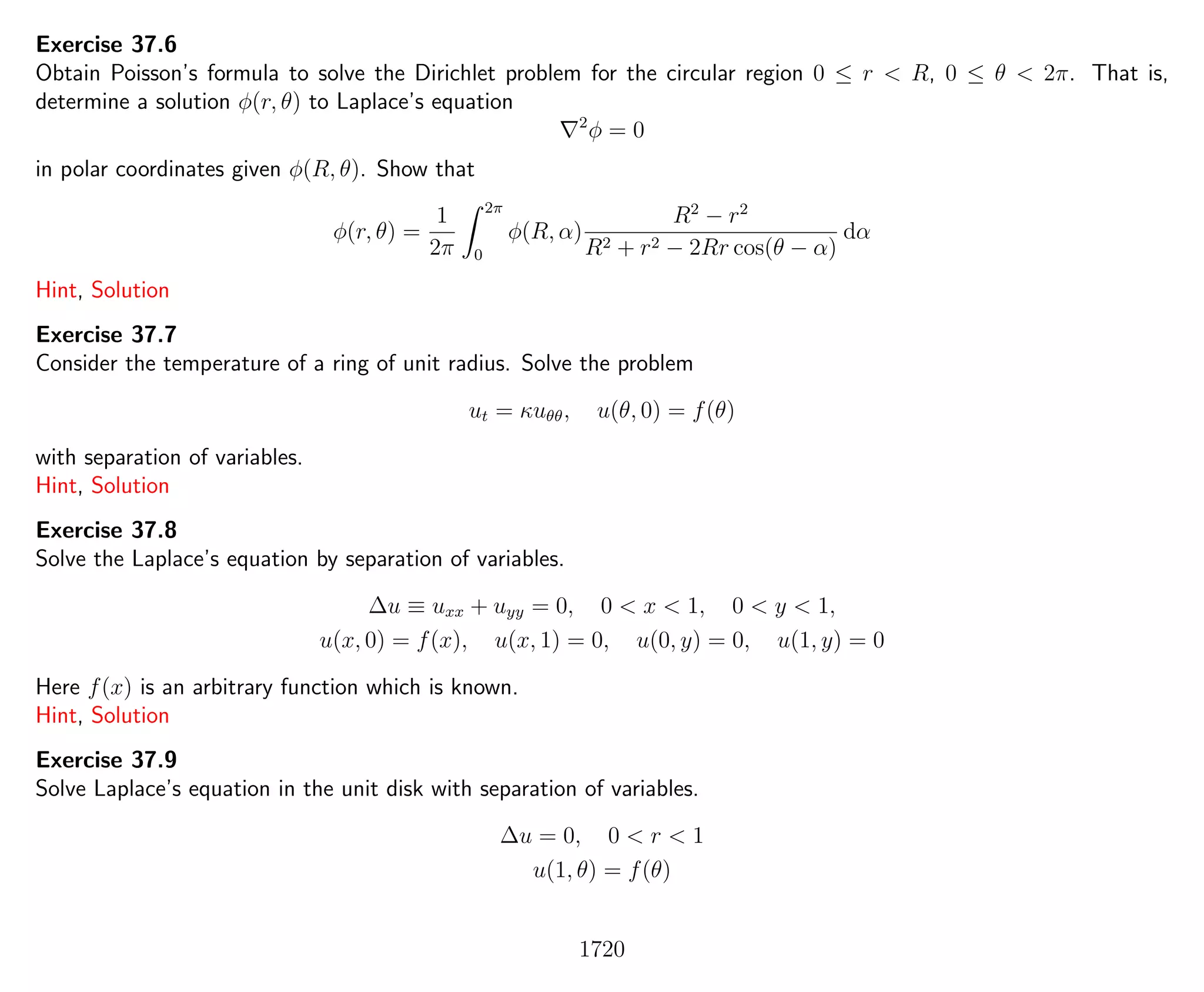Introduction to Methods of Applied Mathematics