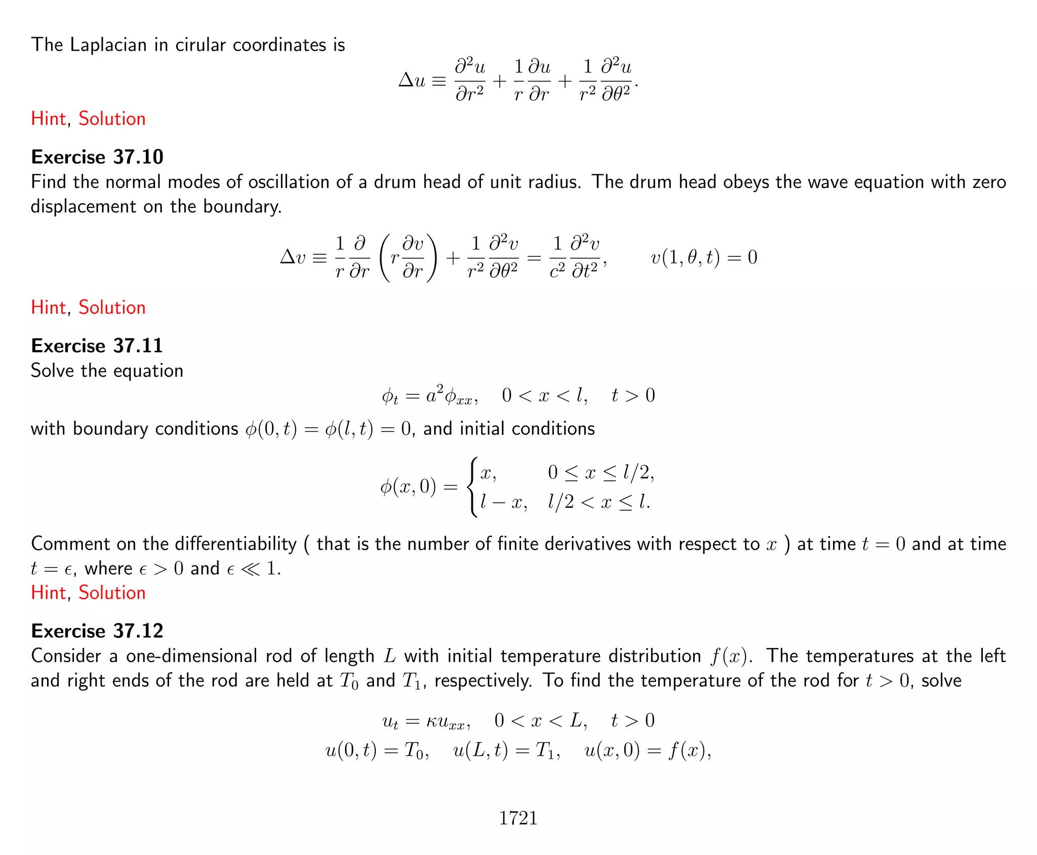 Introduction to Methods of Applied Mathematics