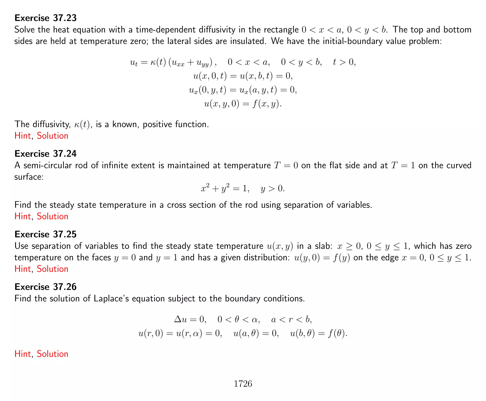 Introduction to Methods of Applied Mathematics