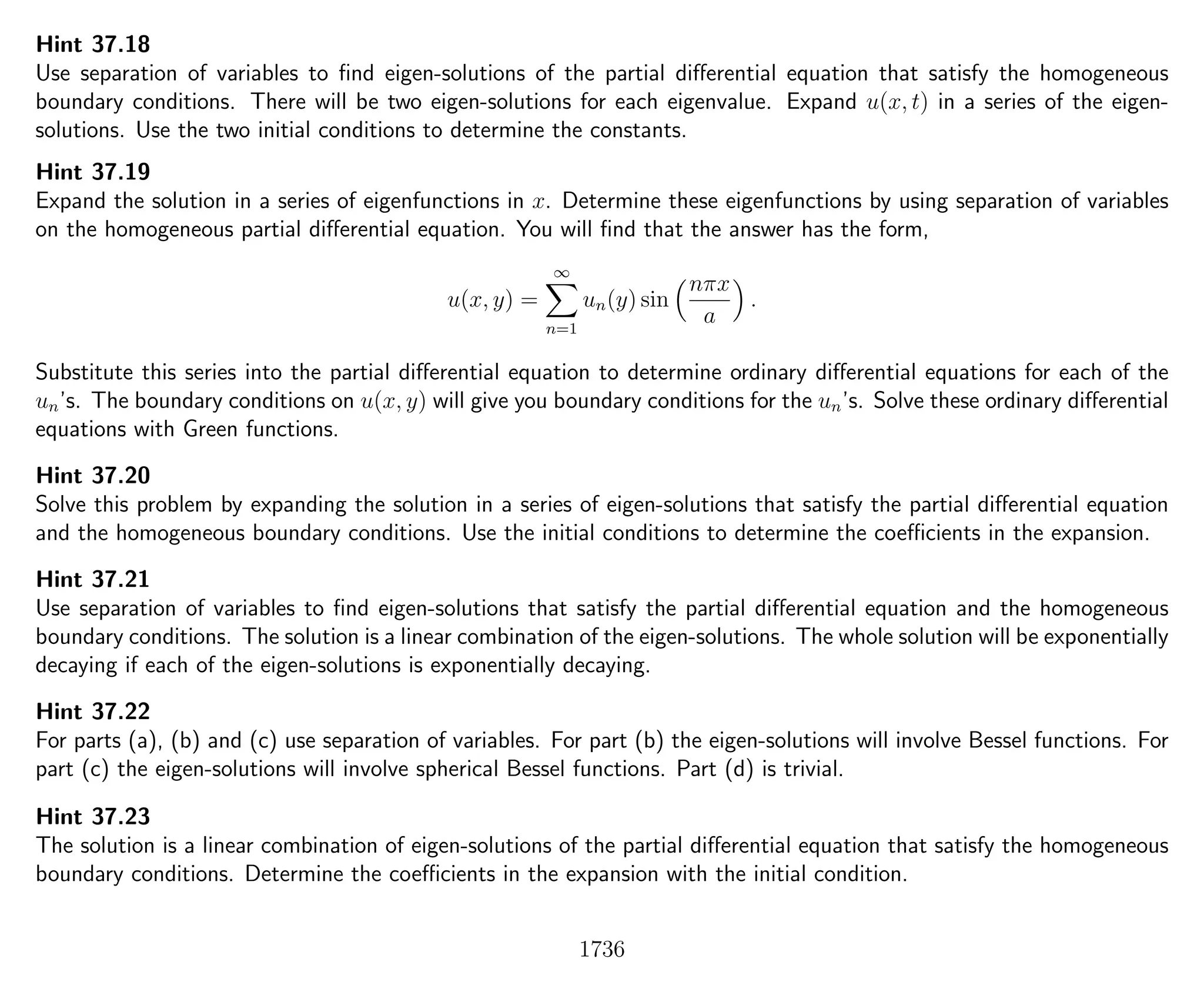 Introduction to Methods of Applied Mathematics