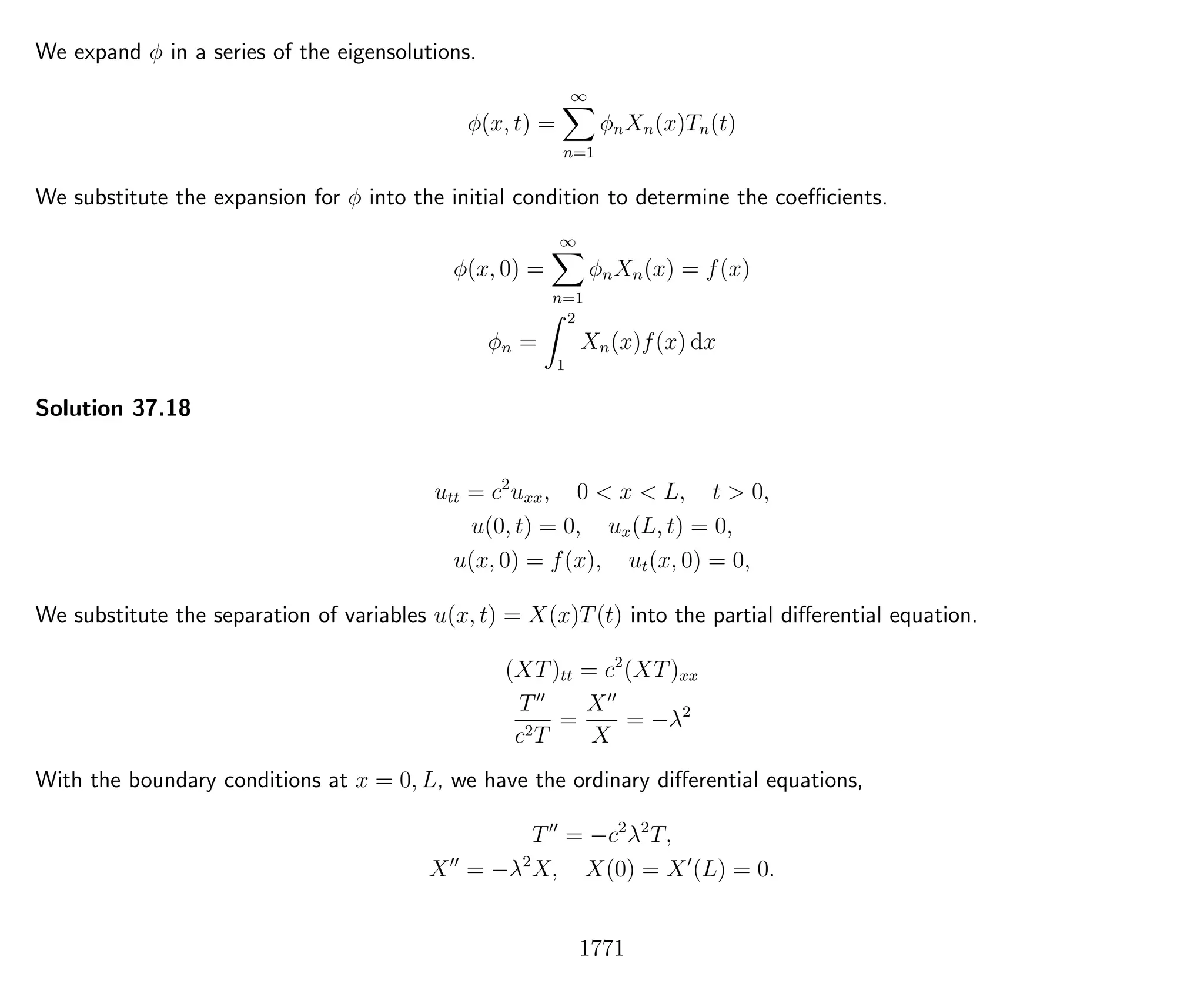 Introduction to Methods of Applied Mathematics