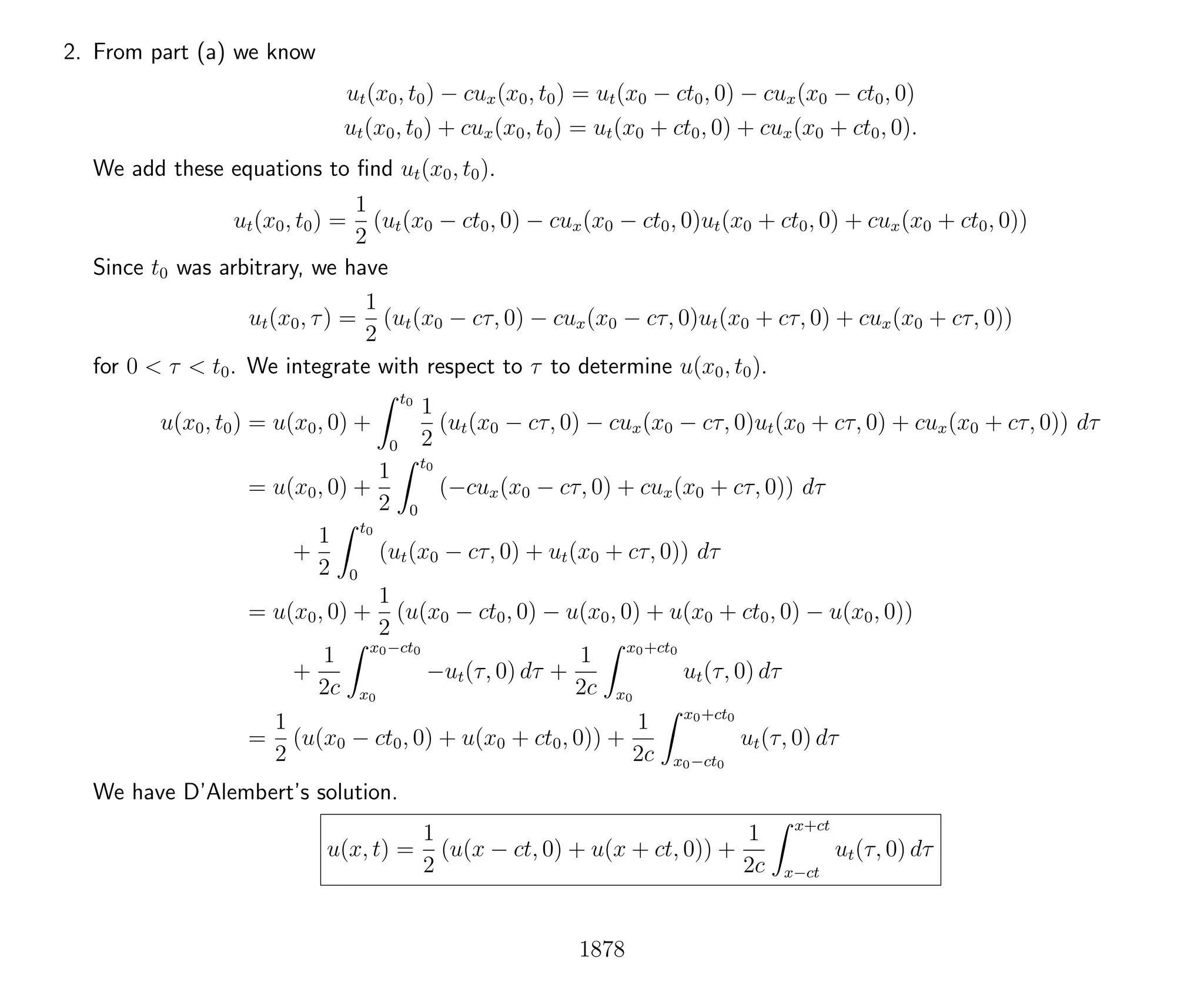 Introduction to Methods of Applied Mathematics