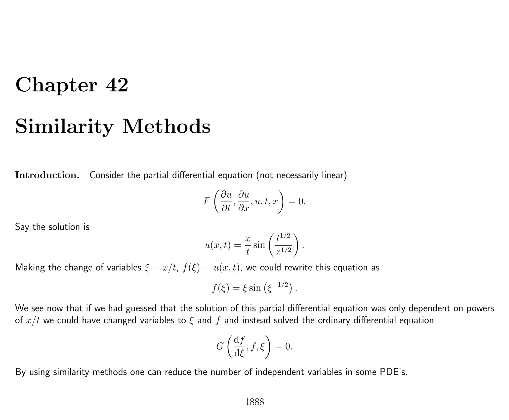 Introduction to Methods of Applied Mathematics