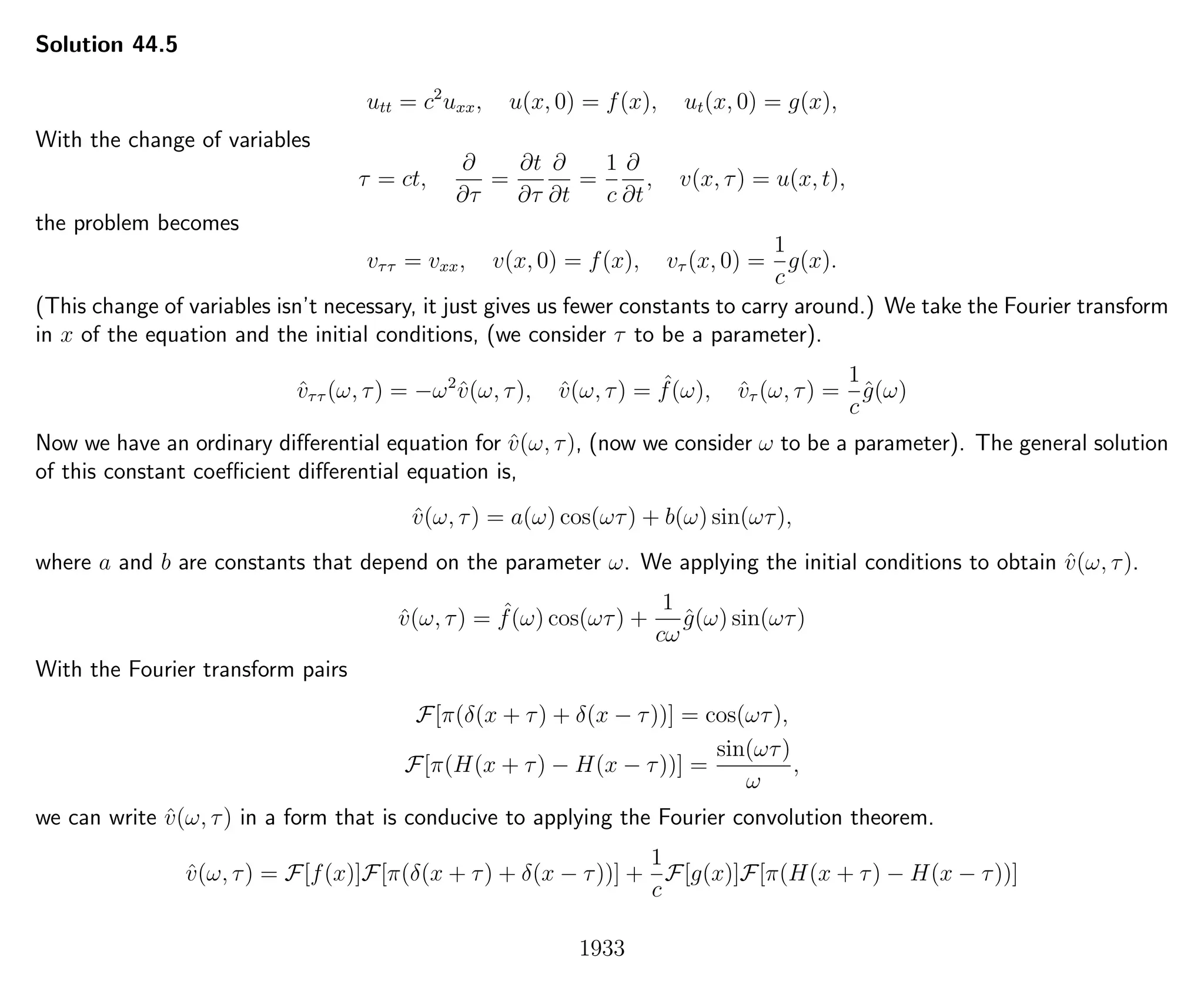 Introduction to Methods of Applied Mathematics