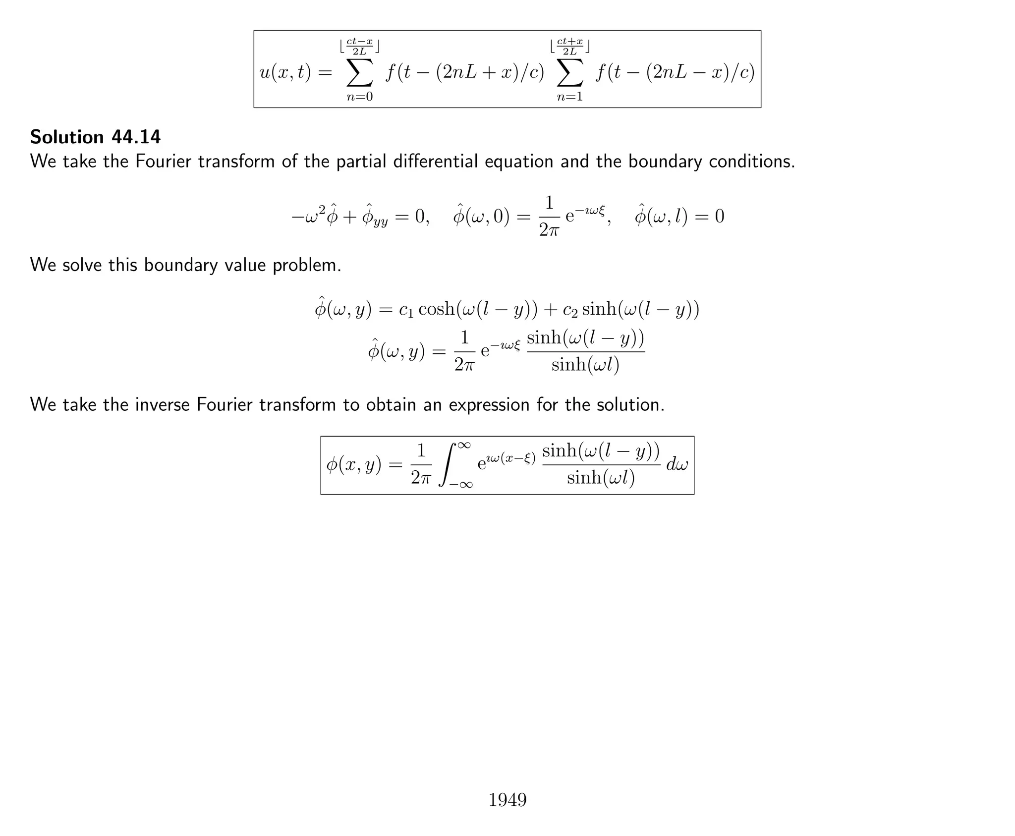 Introduction to Methods of Applied Mathematics