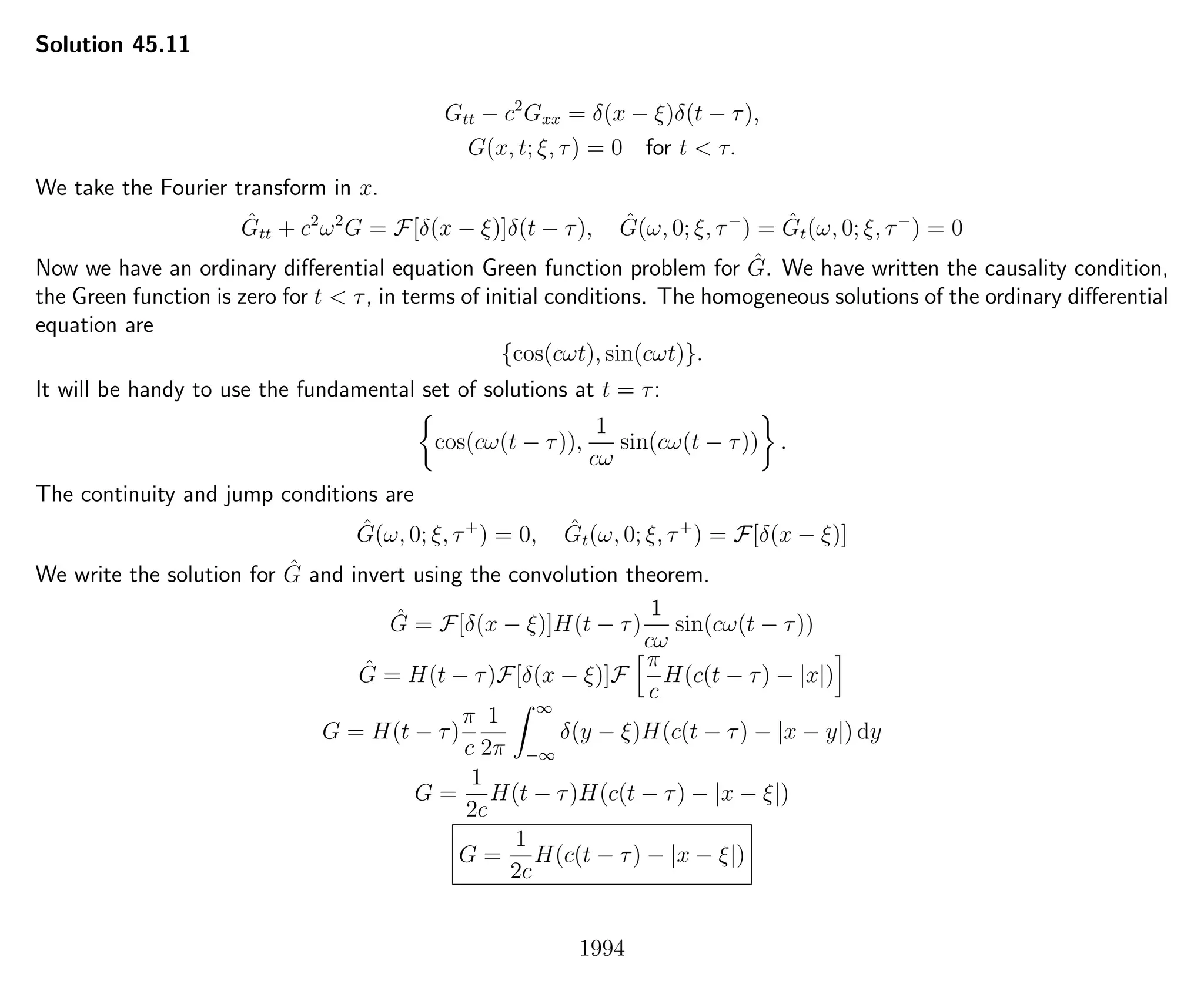 Introduction to Methods of Applied Mathematics