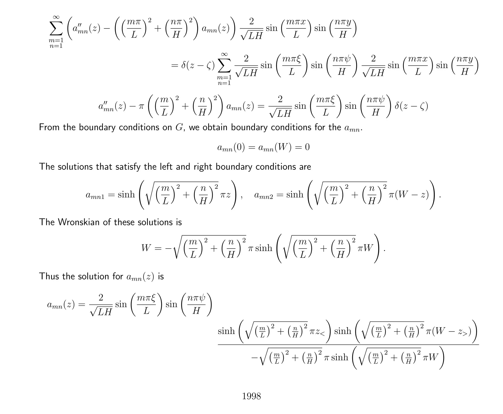 Introduction to Methods of Applied Mathematics