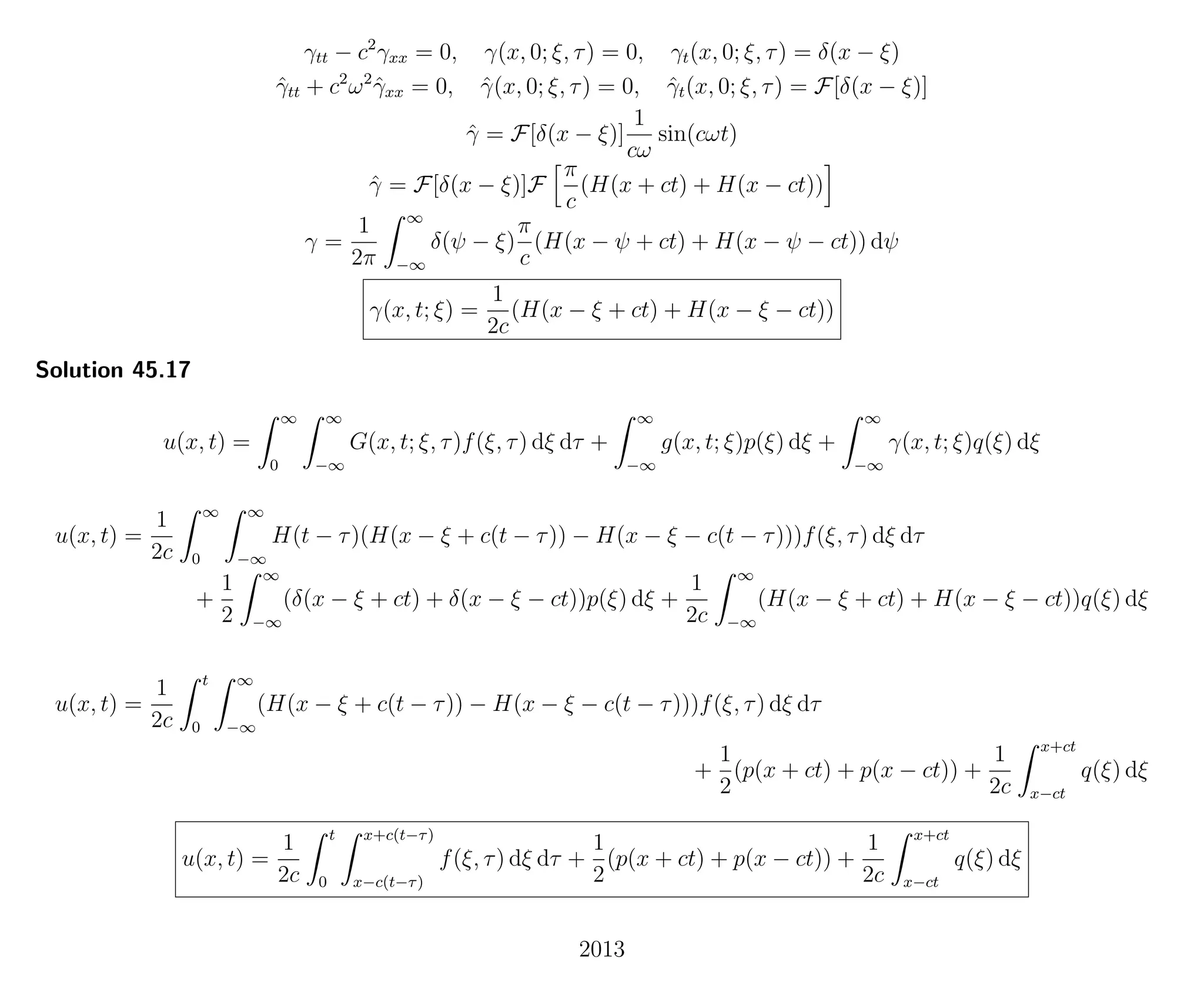 Introduction to Methods of Applied Mathematics