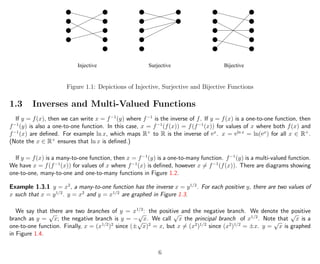 Bijective Inverse Function Examples Introduction to Methods of Applied Mathematics | PDF