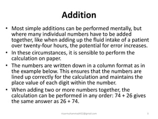 Applied math addition | PPT