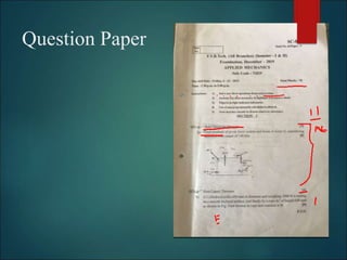 Question Paper
 