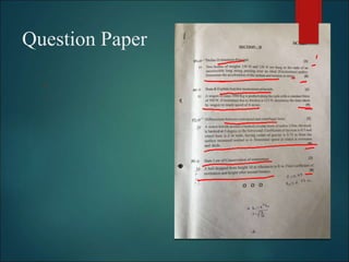 Question Paper
 