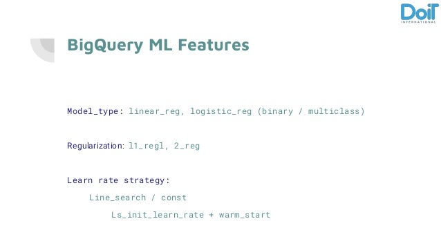 bigquery ml linear regression