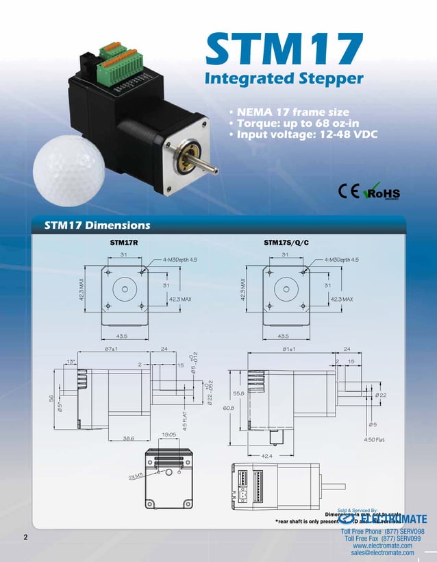 Applied motion products stm datasheet | PDF