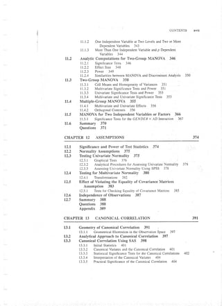 Applied Multivariate Techniques | PDF
