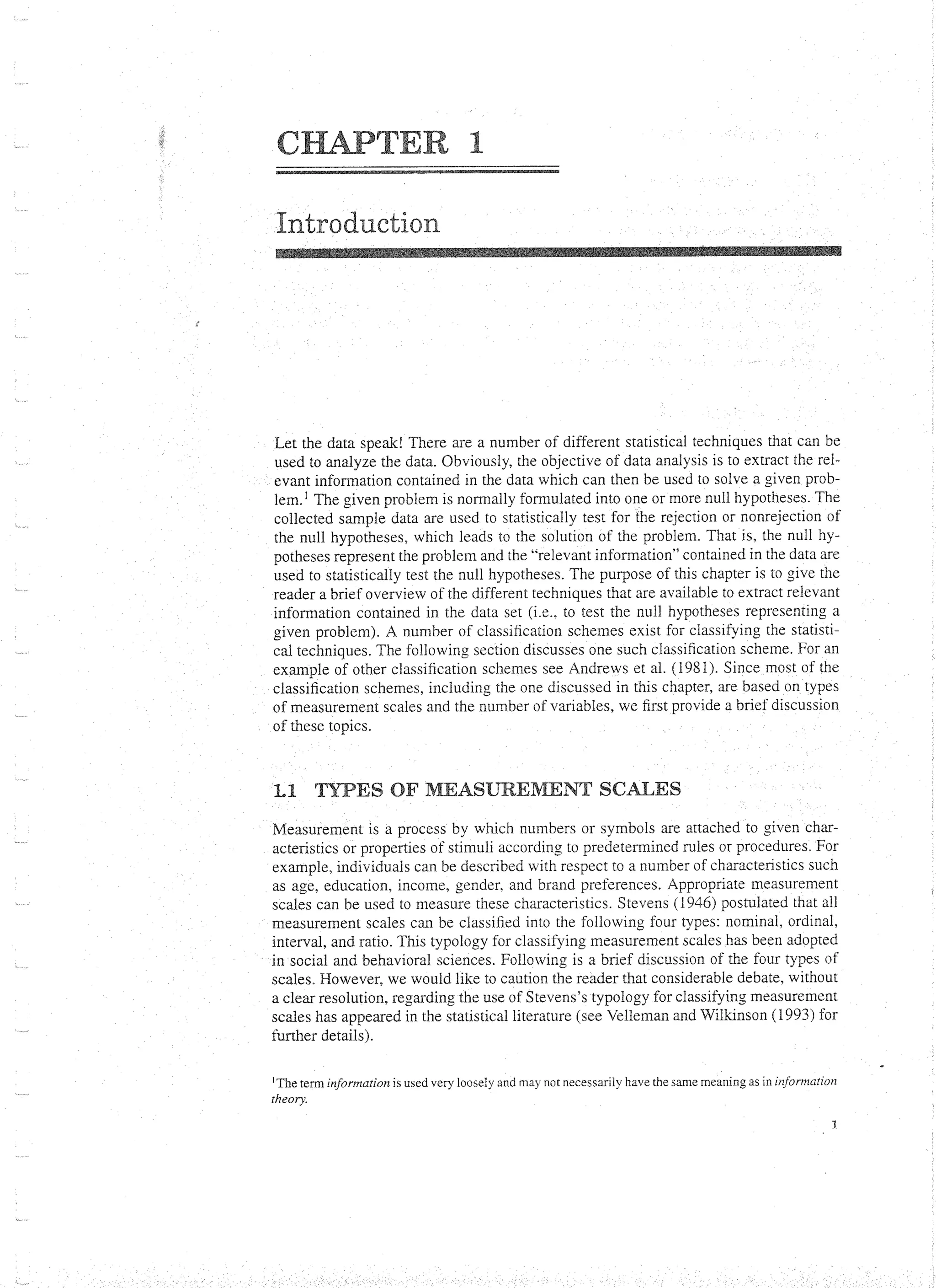 Applied Multivariate Techniques