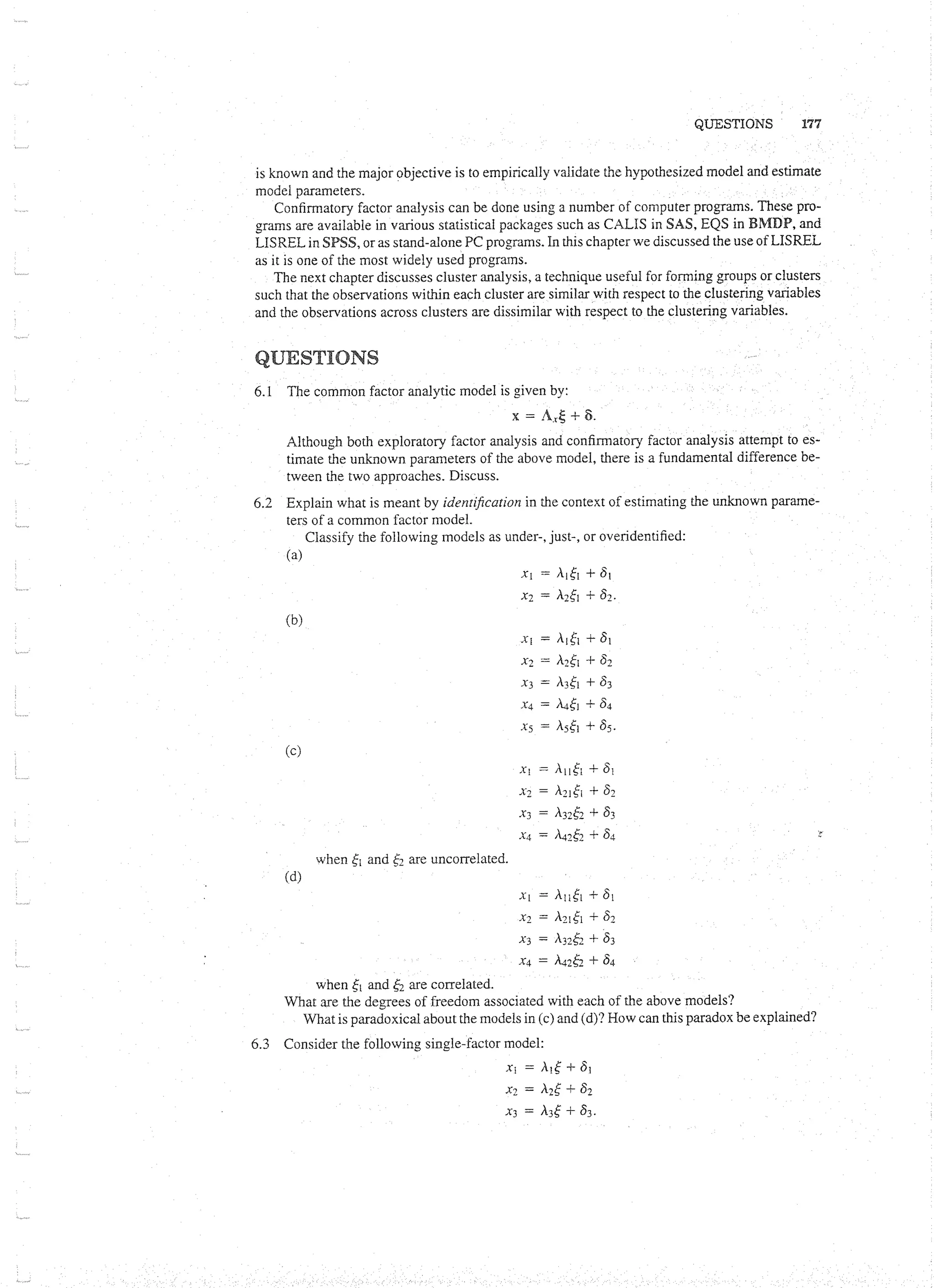 Applied Multivariate Techniques