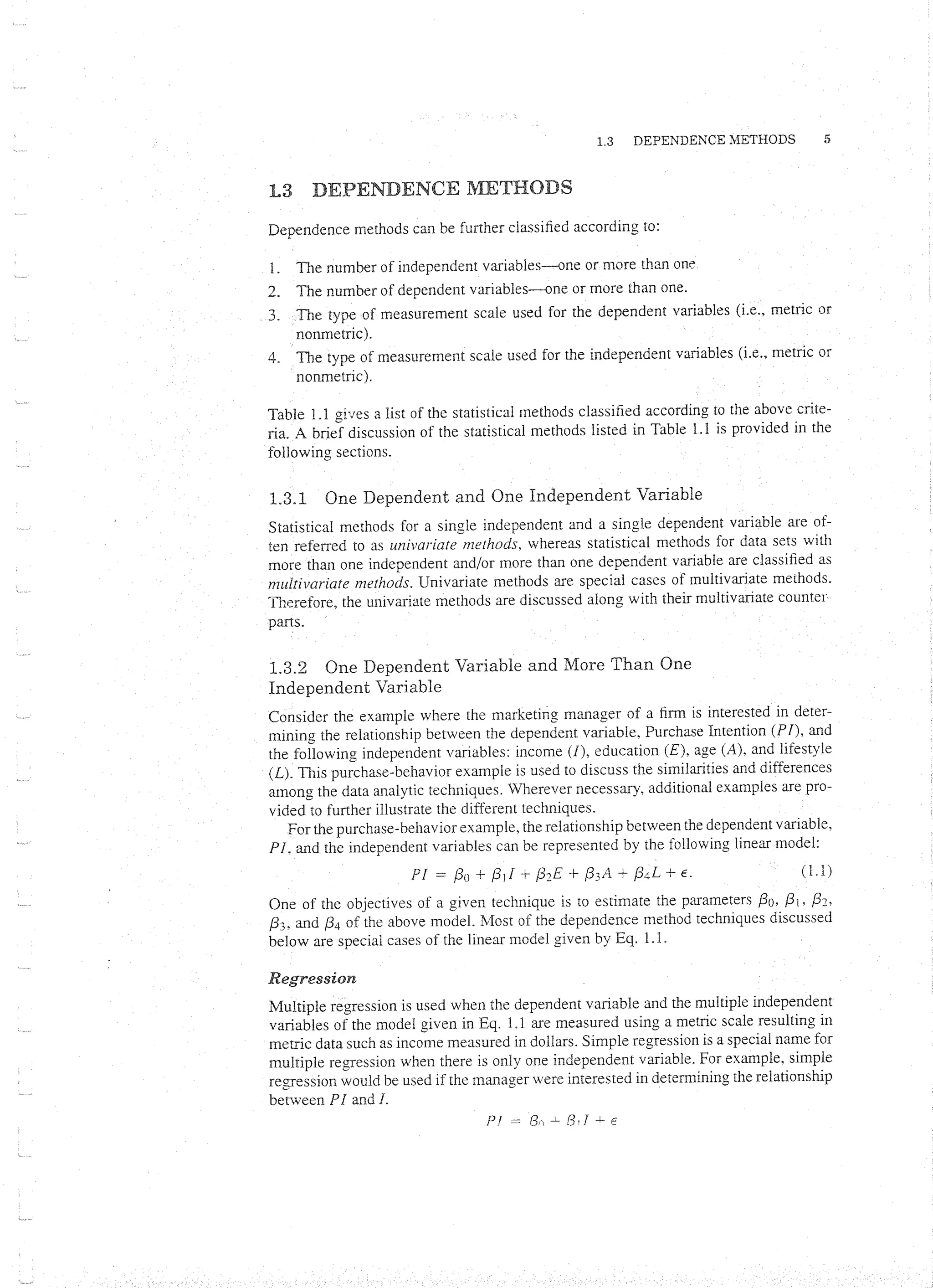 Applied Multivariate Techniques