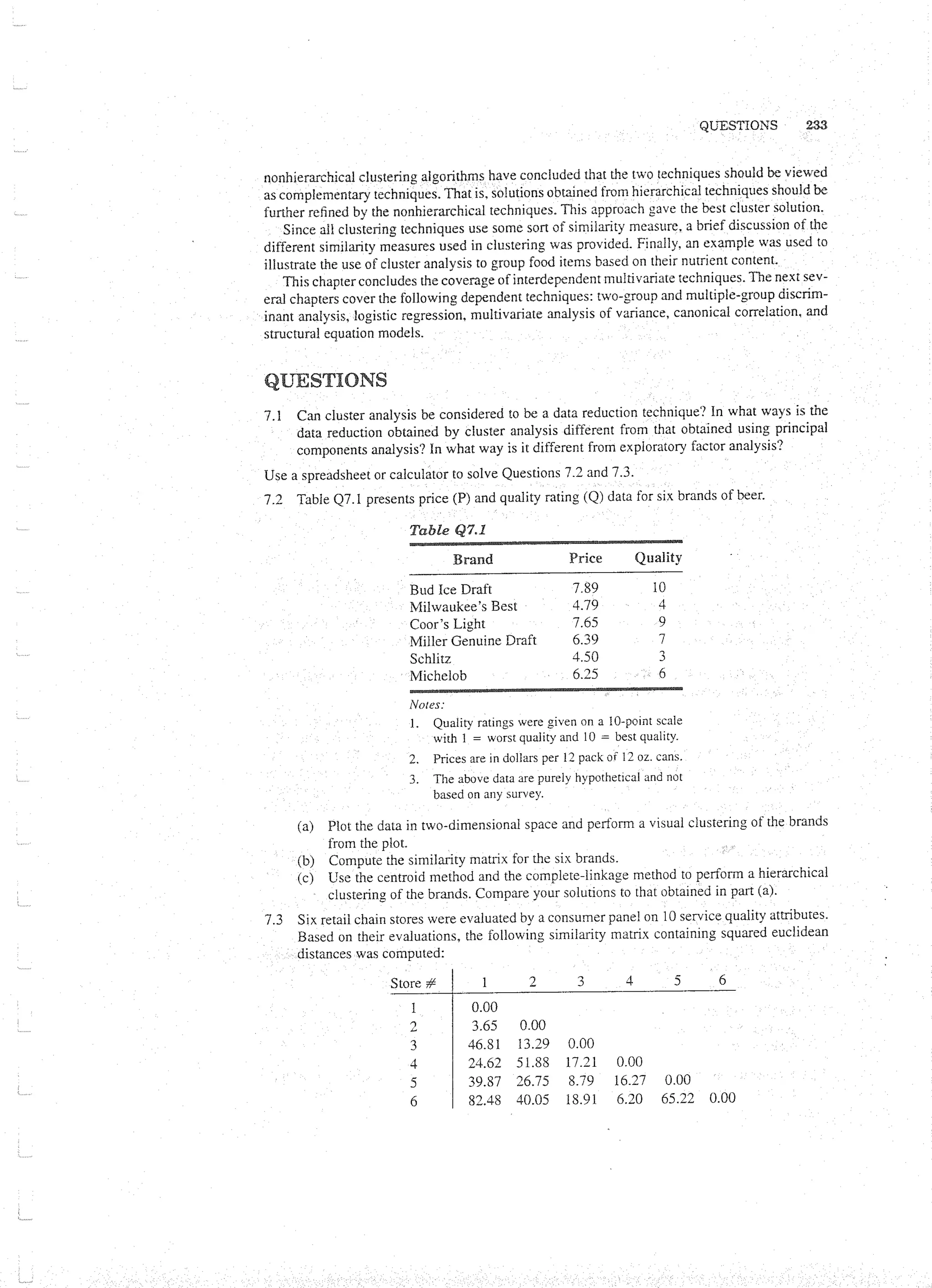 Applied Multivariate Techniques
