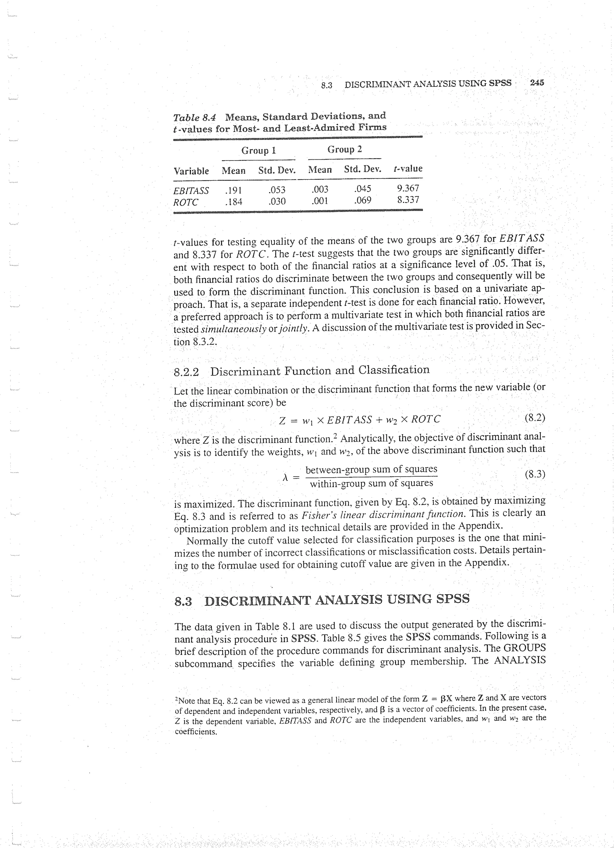 Applied Multivariate Techniques