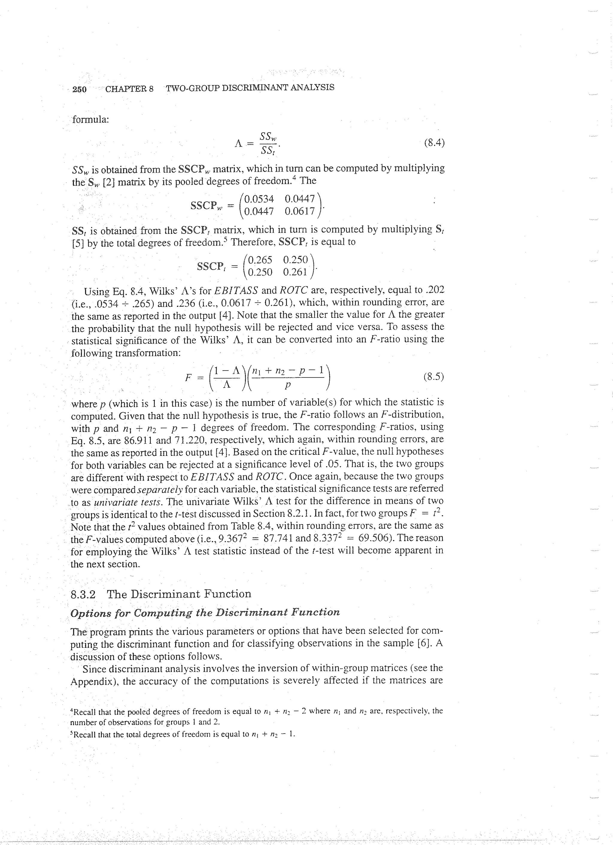 Applied Multivariate Techniques