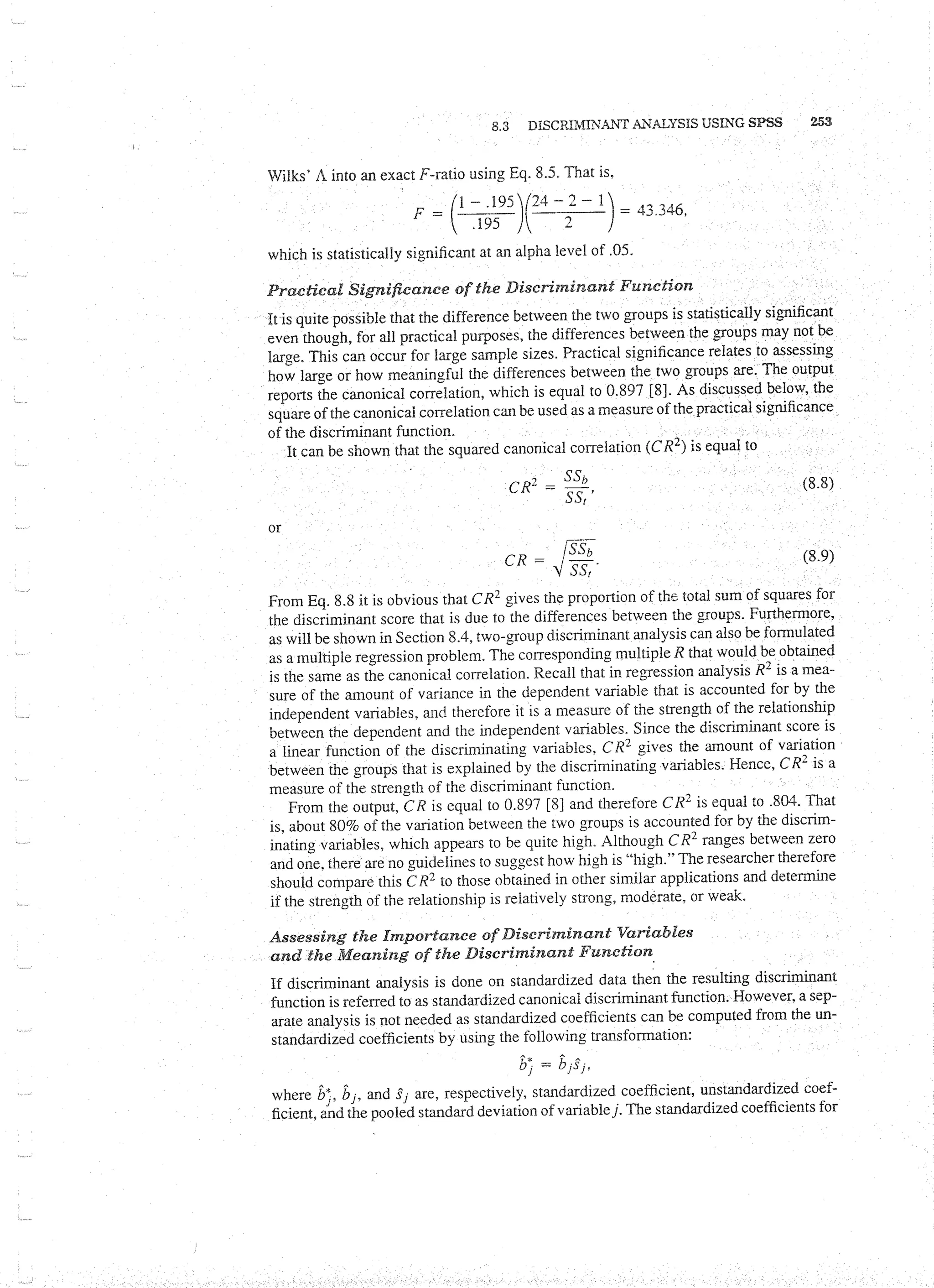 Applied Multivariate Techniques