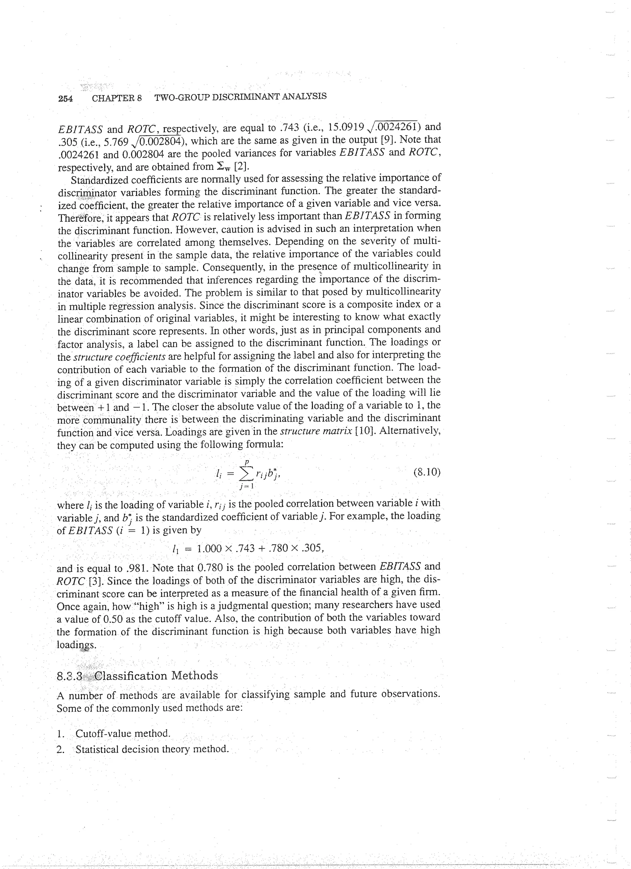 Applied Multivariate Techniques